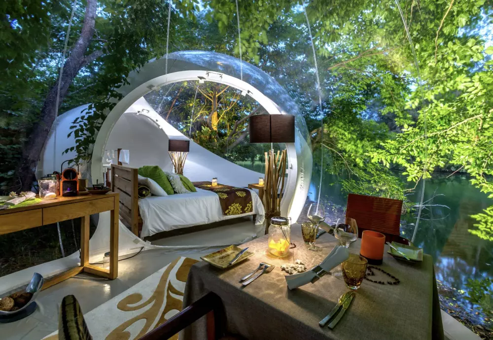 bubble tent outdoor